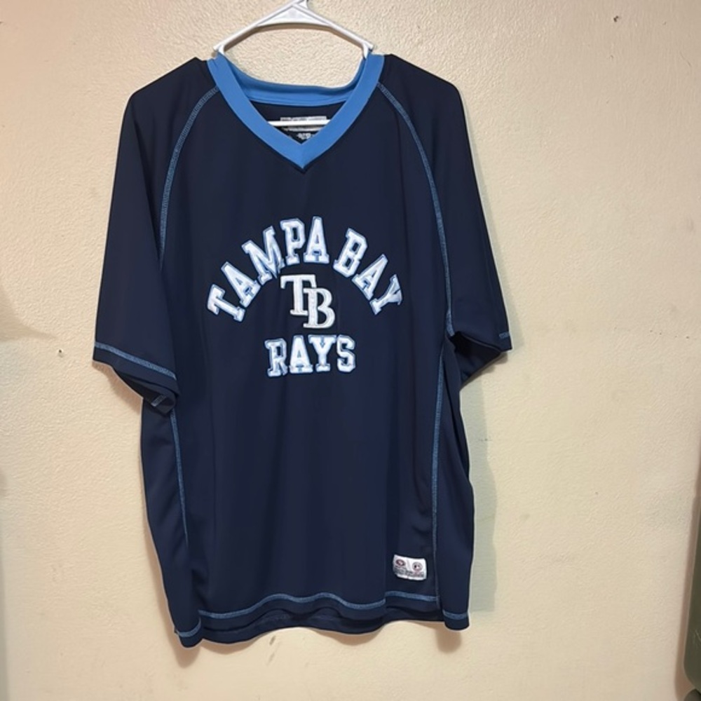 Tampa Bay Rays Men's Baseball Jersey XL Navy Blue